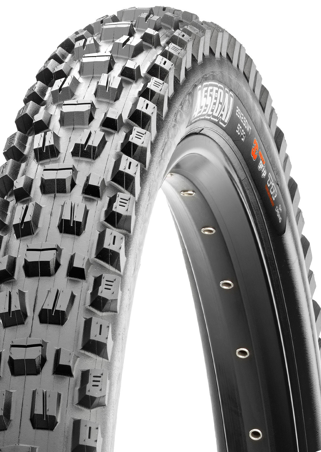 Maxxis Assegai 3C Maxx Grip EXO+ Wide Trail Mountain Bike Tire - 29" x 2.5" Black