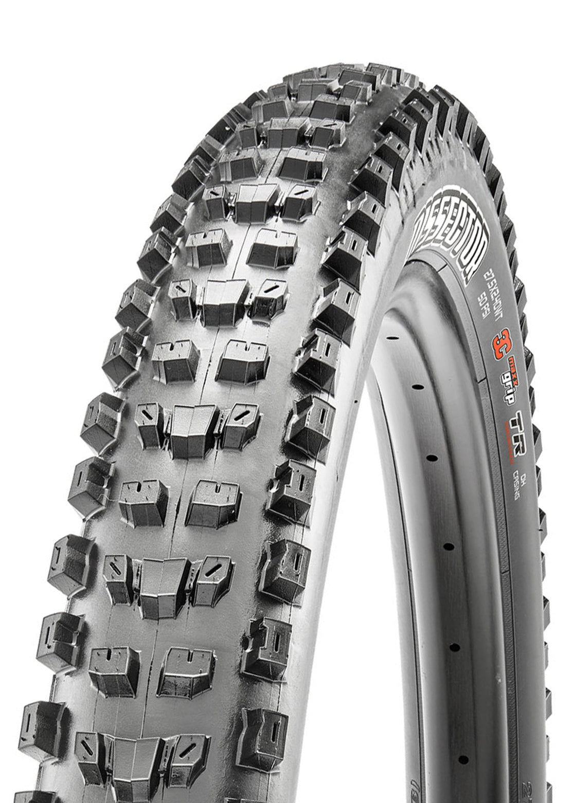 Maxxis Dissector 3C Maxx Terra F60TPI Mountain Bike Tires - 27.5" x 2.4" Black