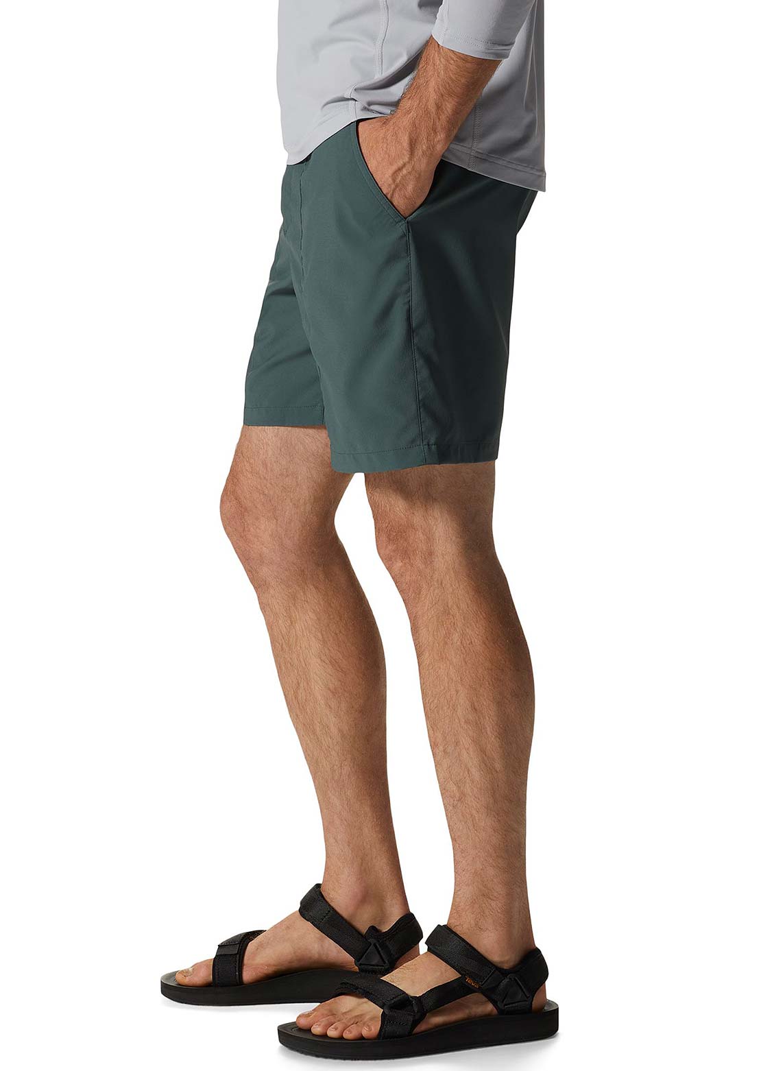 Mountain Hardwear Men&#39;s Trail Sender Regular Shorts Black Spruce