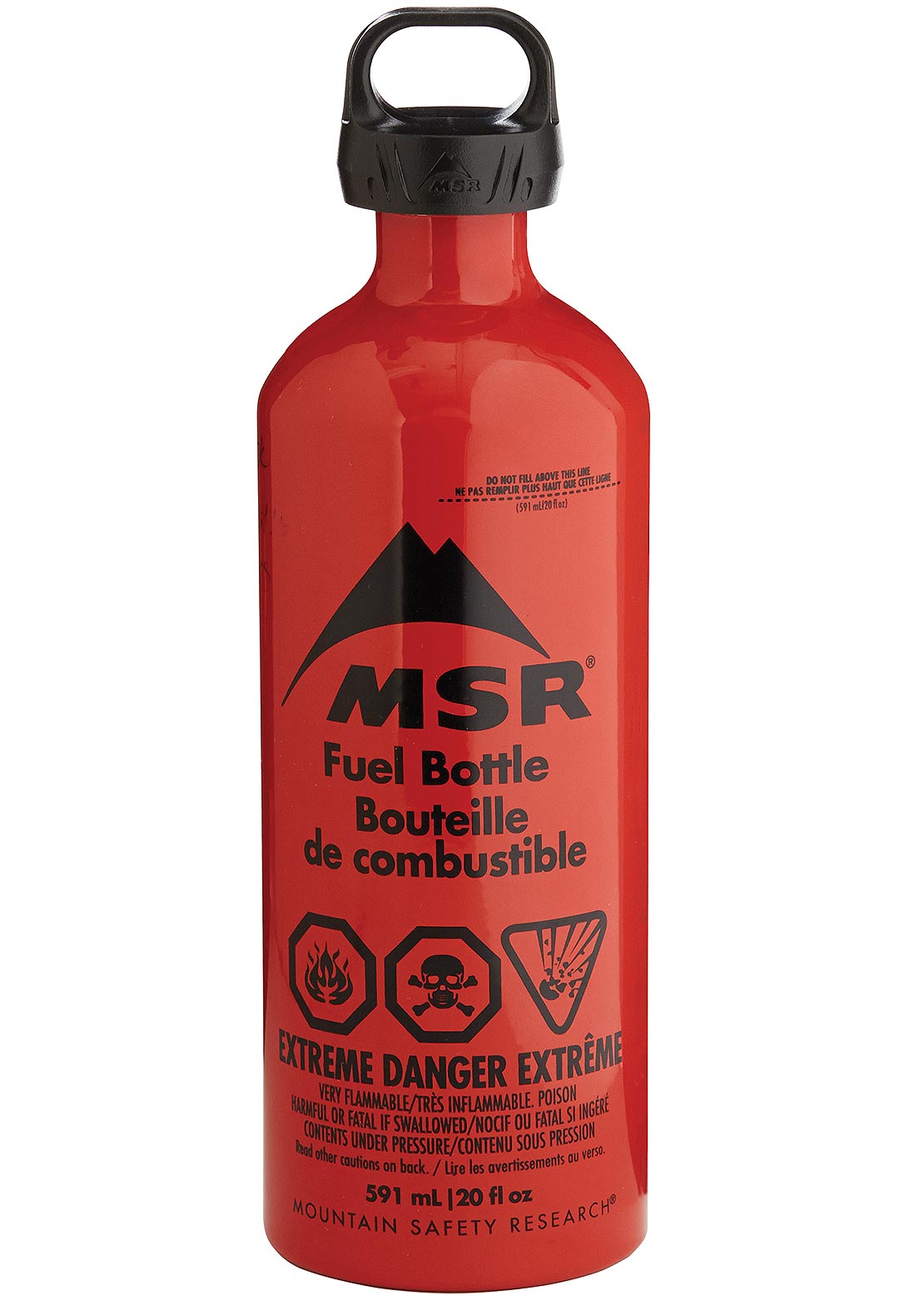 MSR CRP Cap 20 Oz Fuel Bottle Red