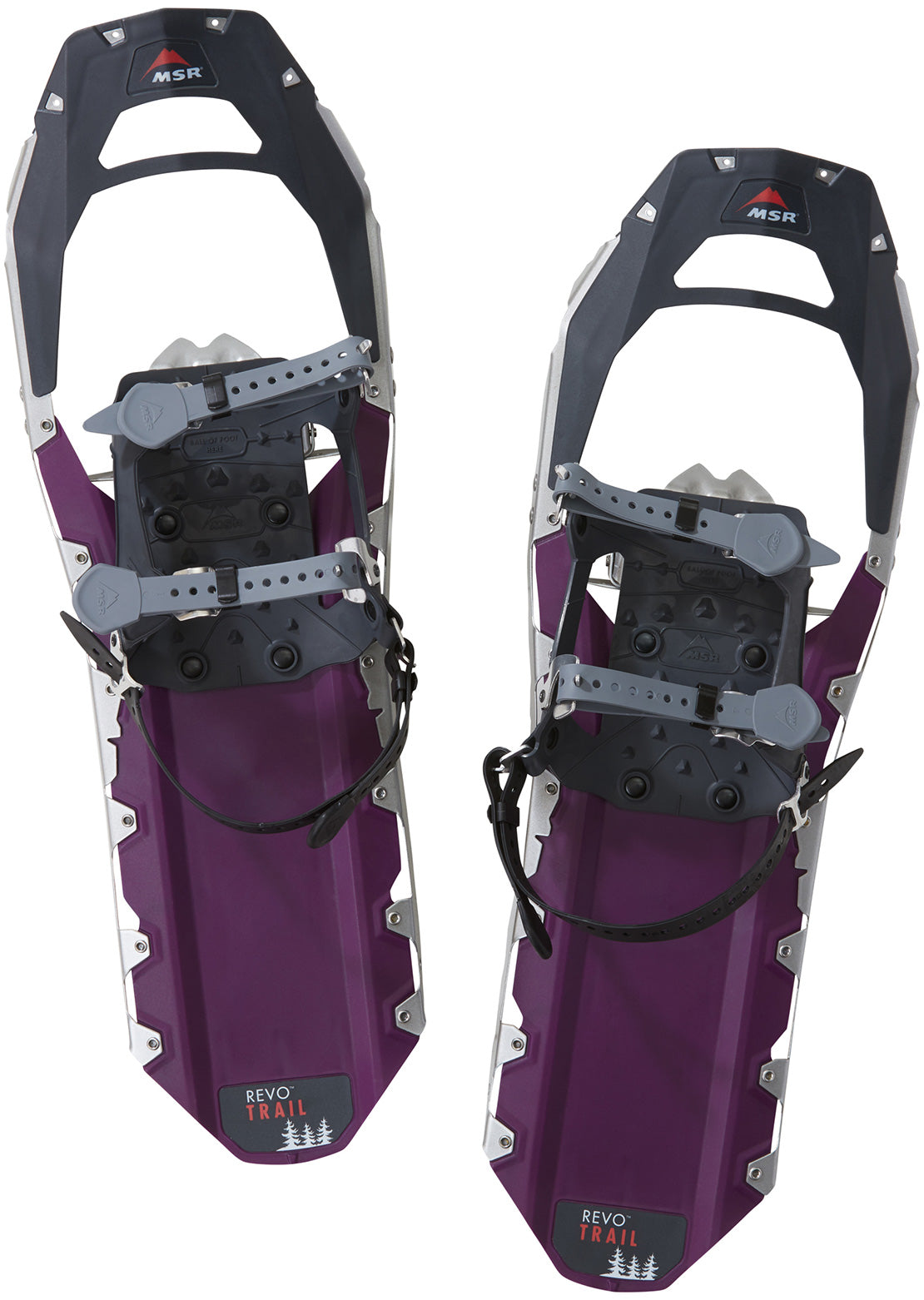 MSR Women&#39;s Revo Trail Snowshoes Black/Violet - 25&quot;