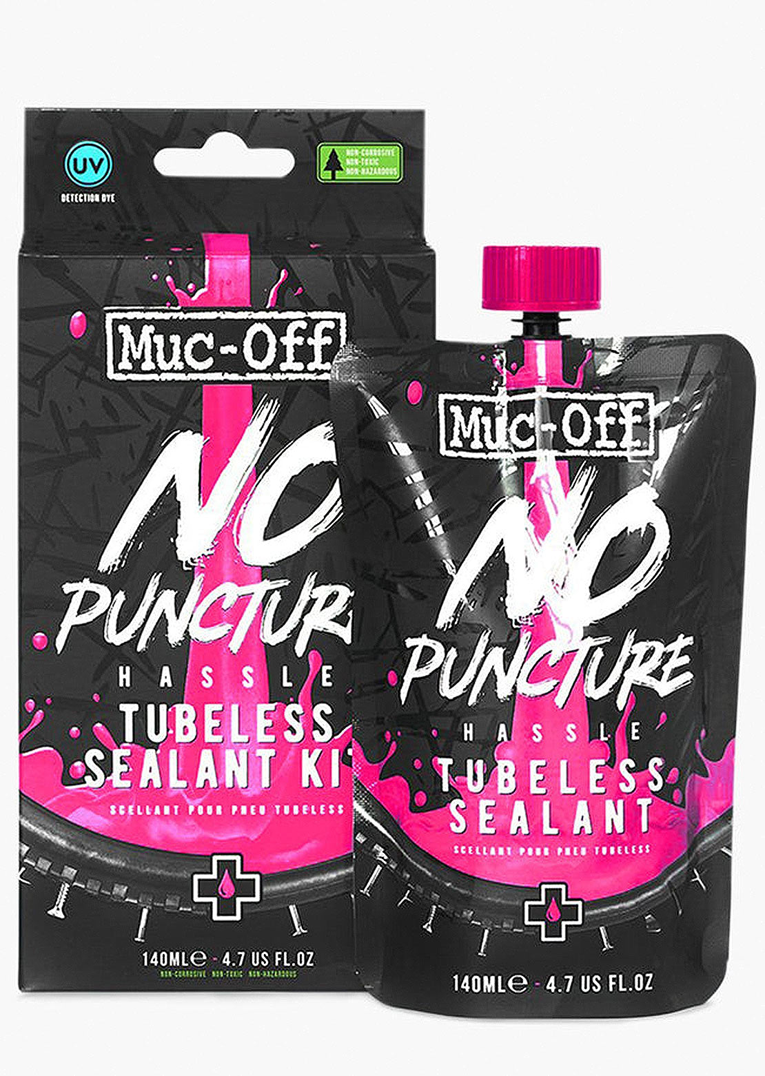 Muc-Off 821CA No Puncture Hassle Tubeless Sealant 140ml