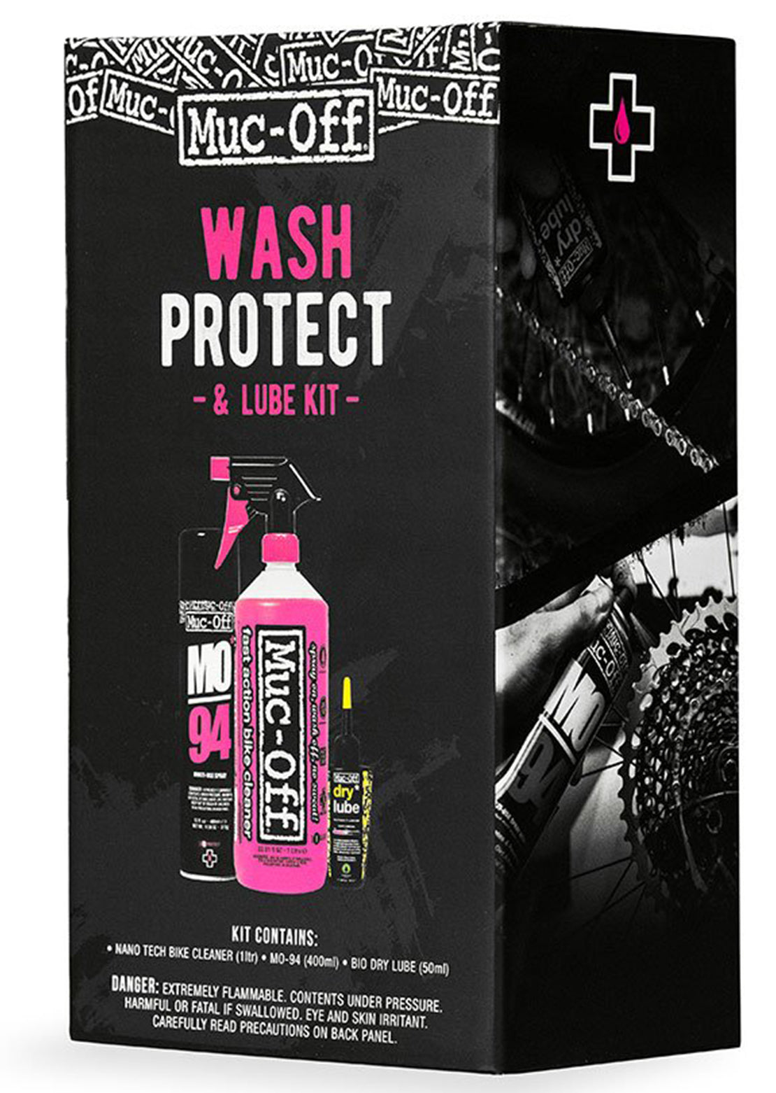 Muc-Off Wash, Protect &amp; Lube Maintenance Kit - Dry Lube