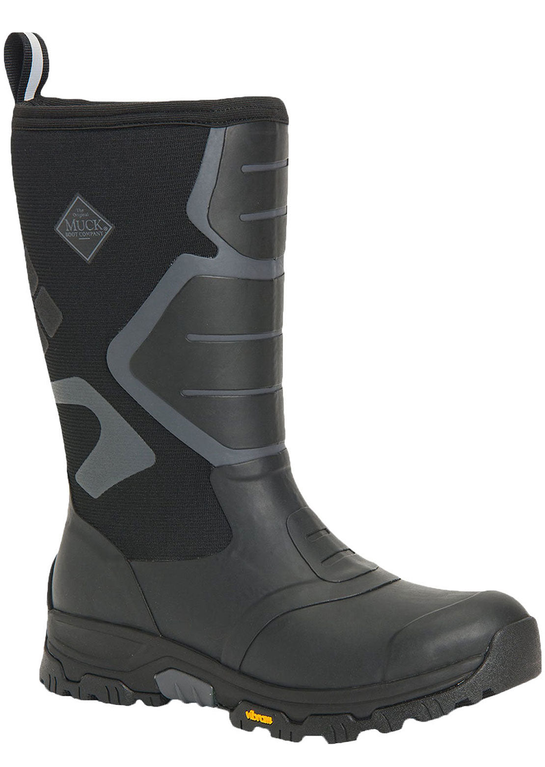 Muck Boot Co. Men&#39;s Apex Pro Arctic Grip A.T. Traction Lug Boots Black