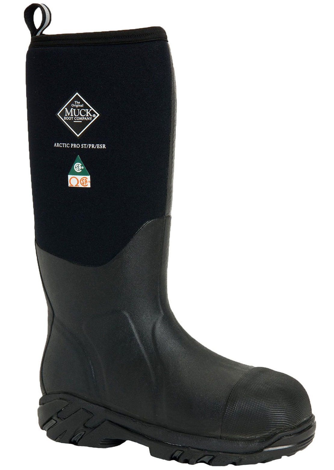 Muck Boot Co. Men&#39;s Arctic Pro Steel Toe Tall Boots Black