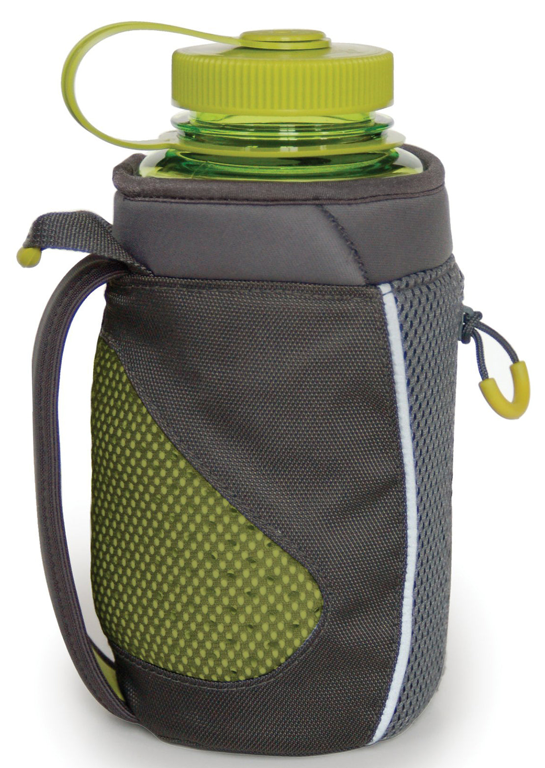 Nalgene Bottle Carrier w/ Strap &amp; Pocket Green/Grey