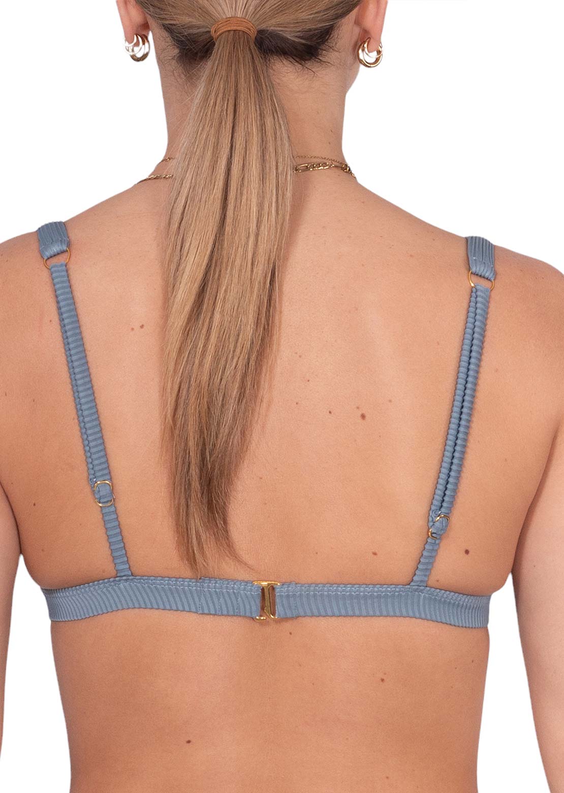 Nana Women&#39;s Carlotta Bikini Top Blue Mirage