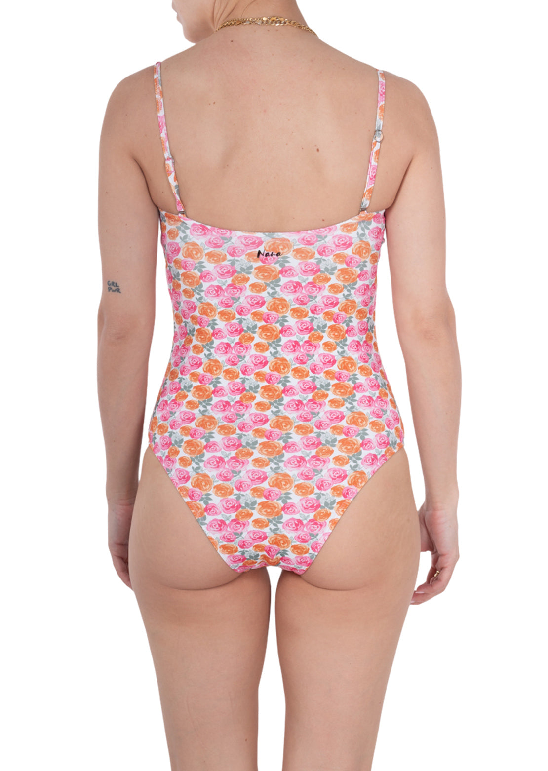 Nana Women&#39;s Vanessa One-Piece Swimsuit Bubble Gum Roses