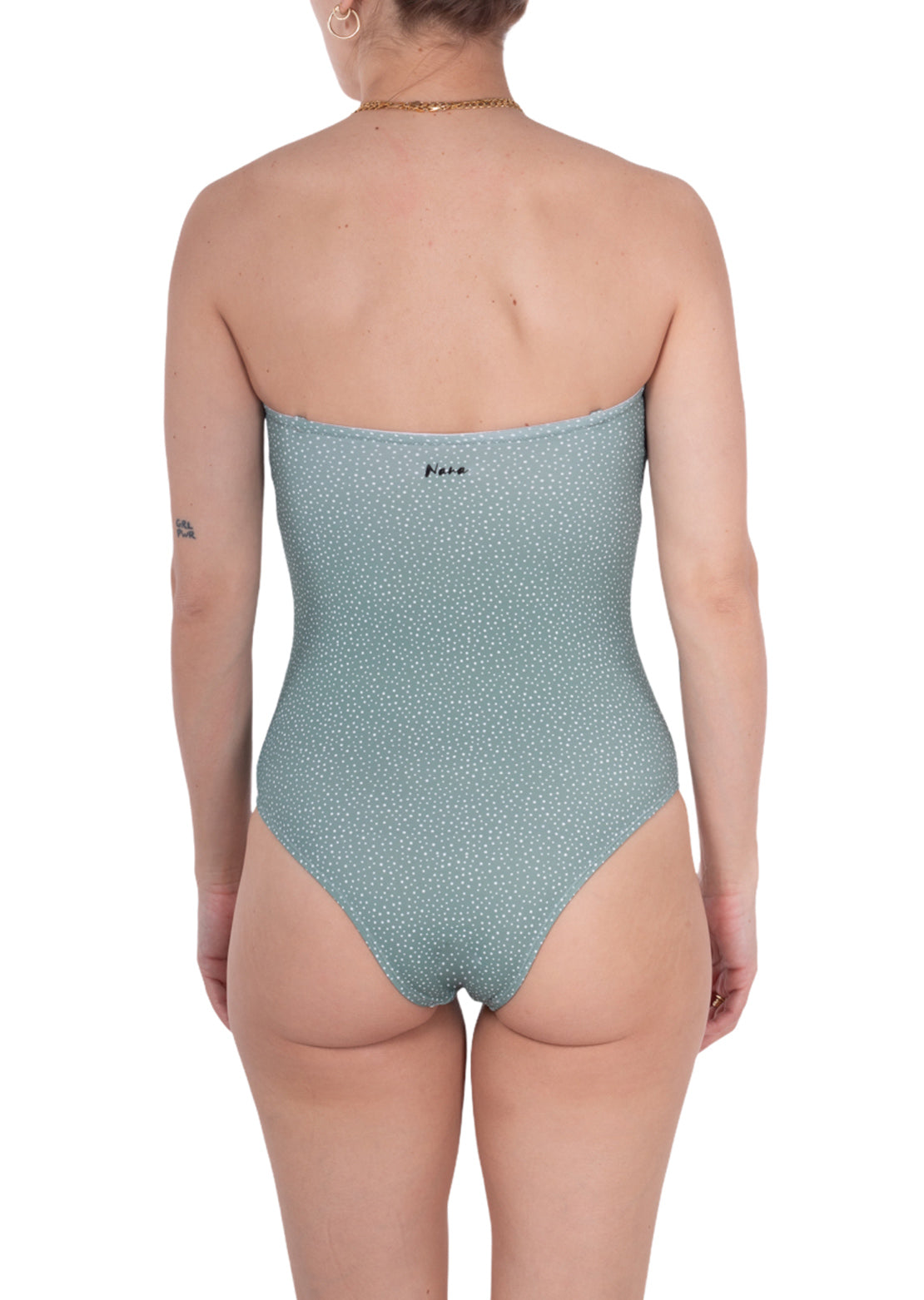 Nana Women&#39;s Vanessa One-Piece Swimsuit Sage Dots
