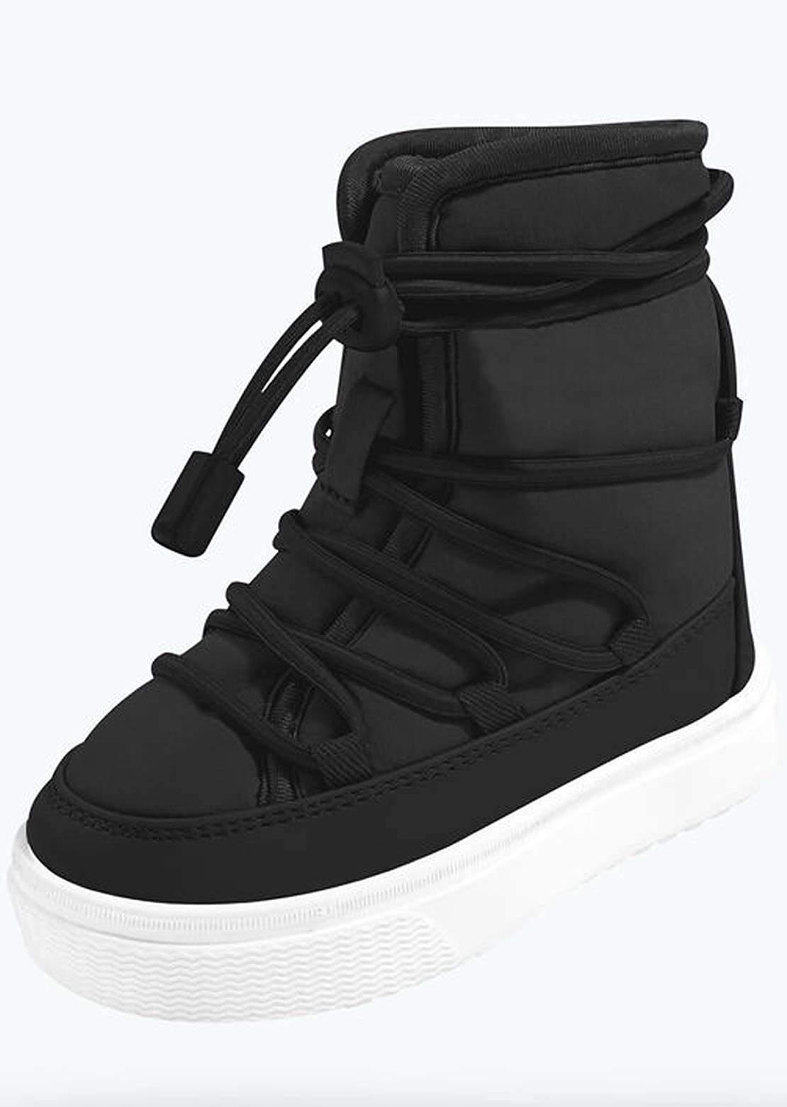 Native Junior Chamonix Boots Jiffy Black/Shell White