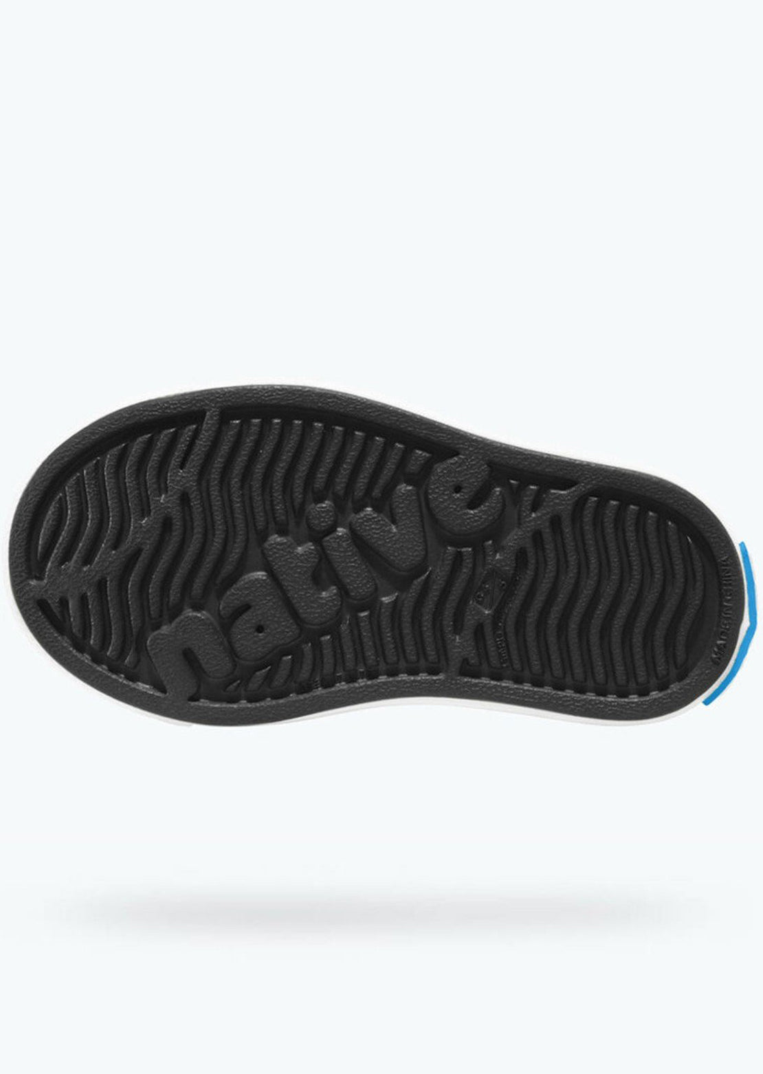 Native Toddler Jefferson Shoes Jiffy Black/Shell White 13100100