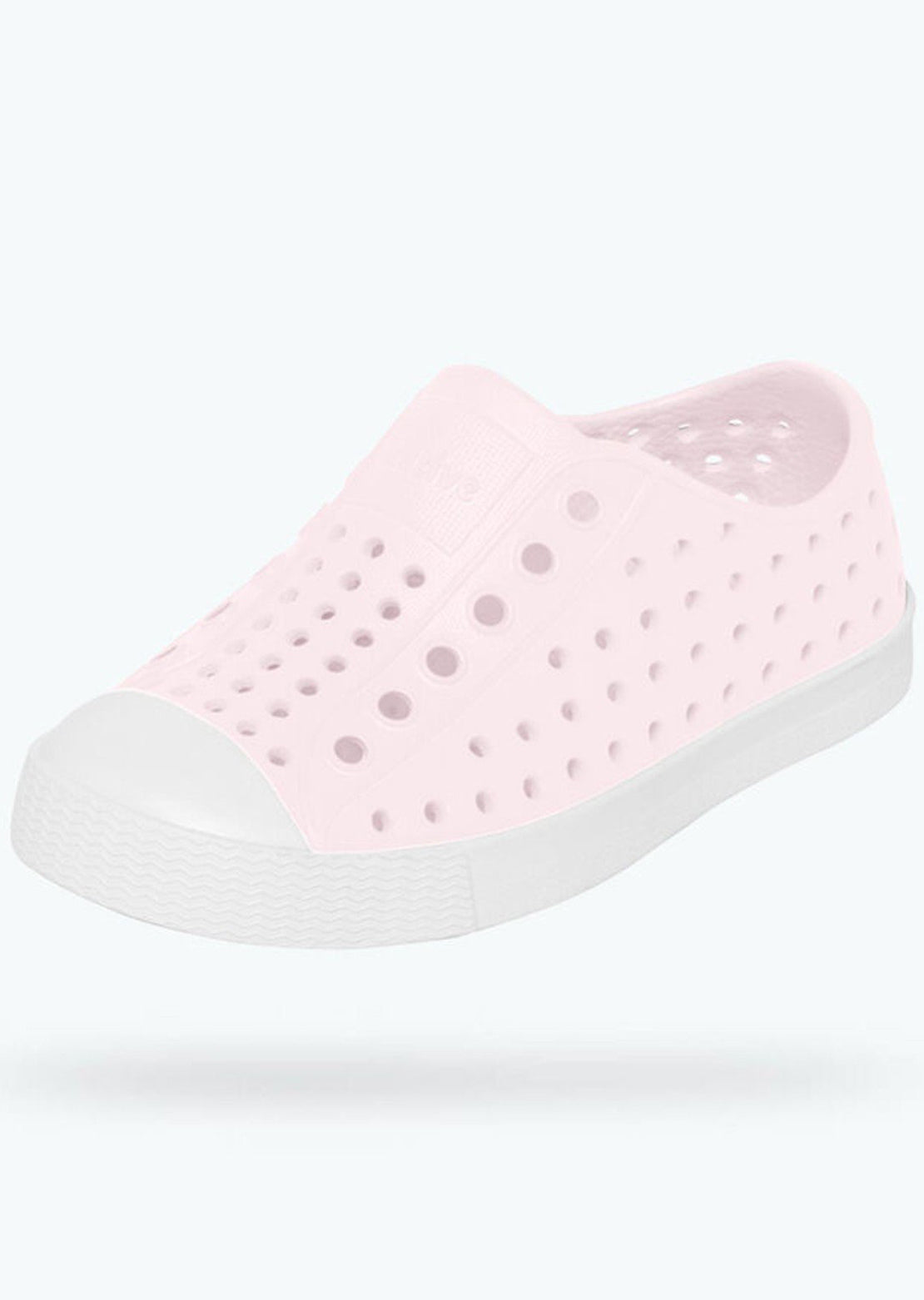 Native Toddler Jefferson Shoes Milk Pink/Shell White 13100100