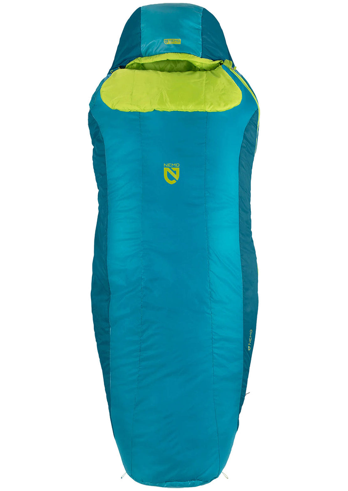 NEMO Equipment Men&#39;s Tempo 20 Regular Sleeping Bag Spring Bud/Mayan Blue