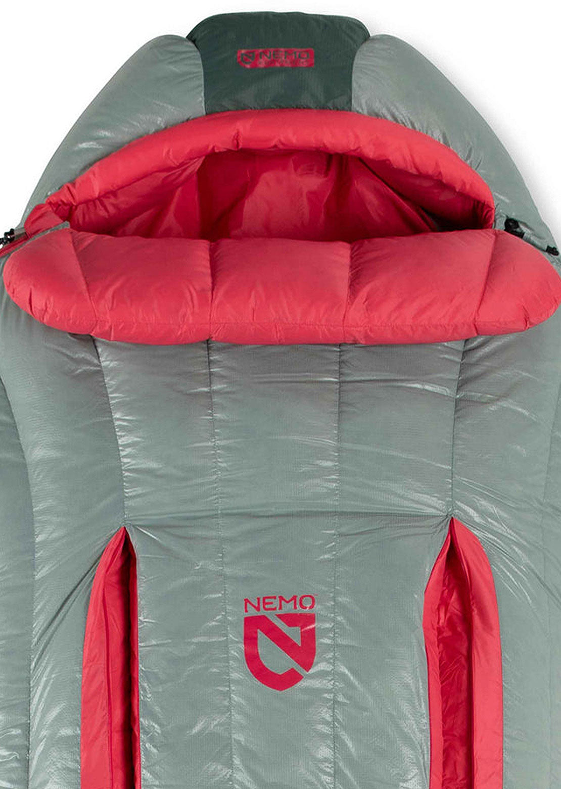 NEMO Equipment Women&#39;s Riff 15 Regular Sleeping Bag Rhubarb/Lichen