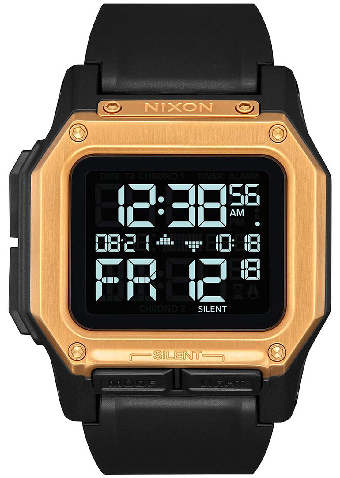 Nixon Men&#39;s Regulus Watch Black/Gold