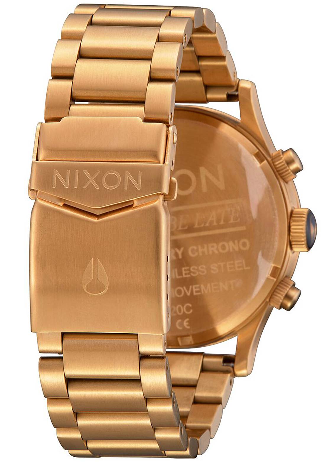 Nixon Men&#39;s Sentry Chrono Watch Gold/Indigo