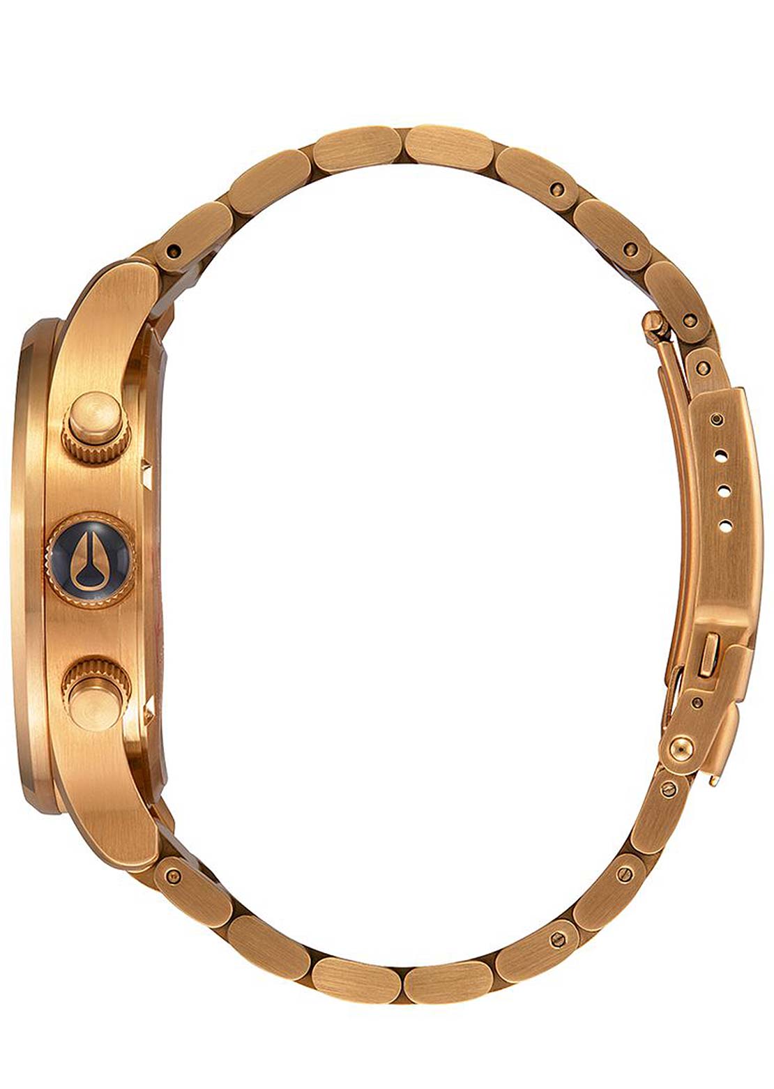 Nixon Men&#39;s Sentry Chrono Watch Gold/Indigo