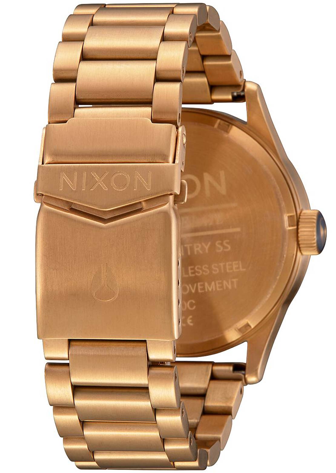 Nixon Men&#39;s Sentry SS Watch Gold/Indigo