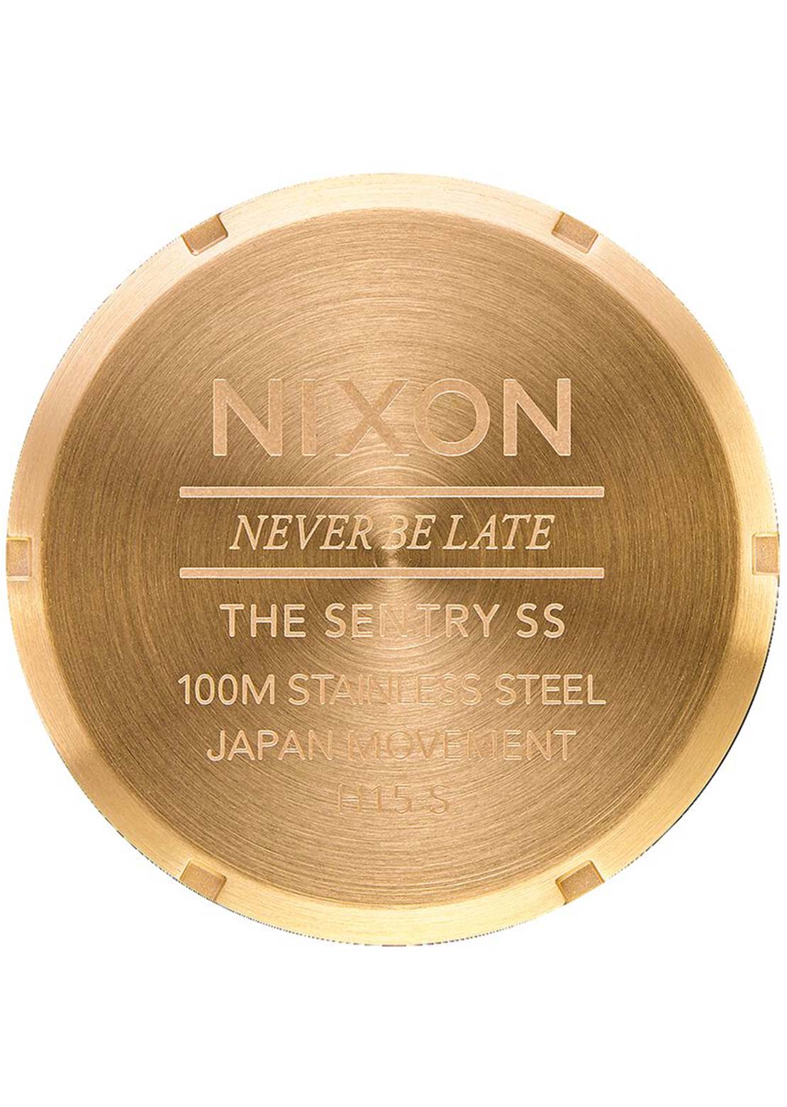 Nixon Men&#39;s Sentry SS Watch Gold/Indigo