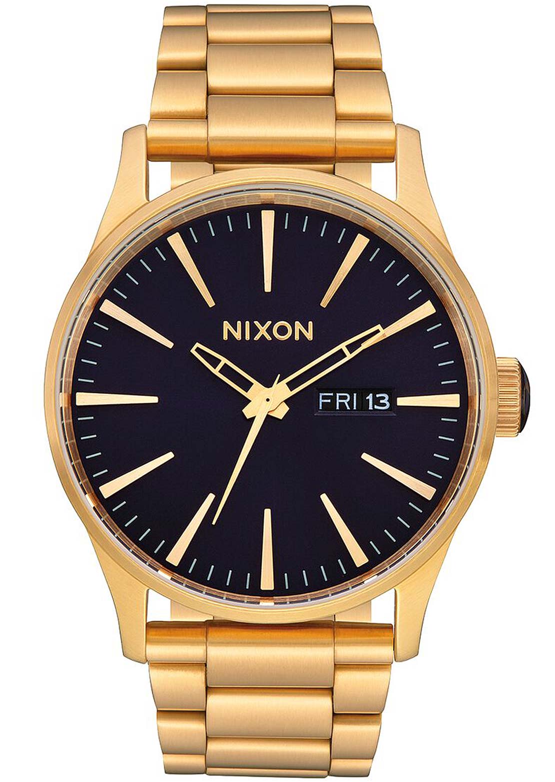 Nixon Men&#39;s Sentry SS Watch Gold/Indigo