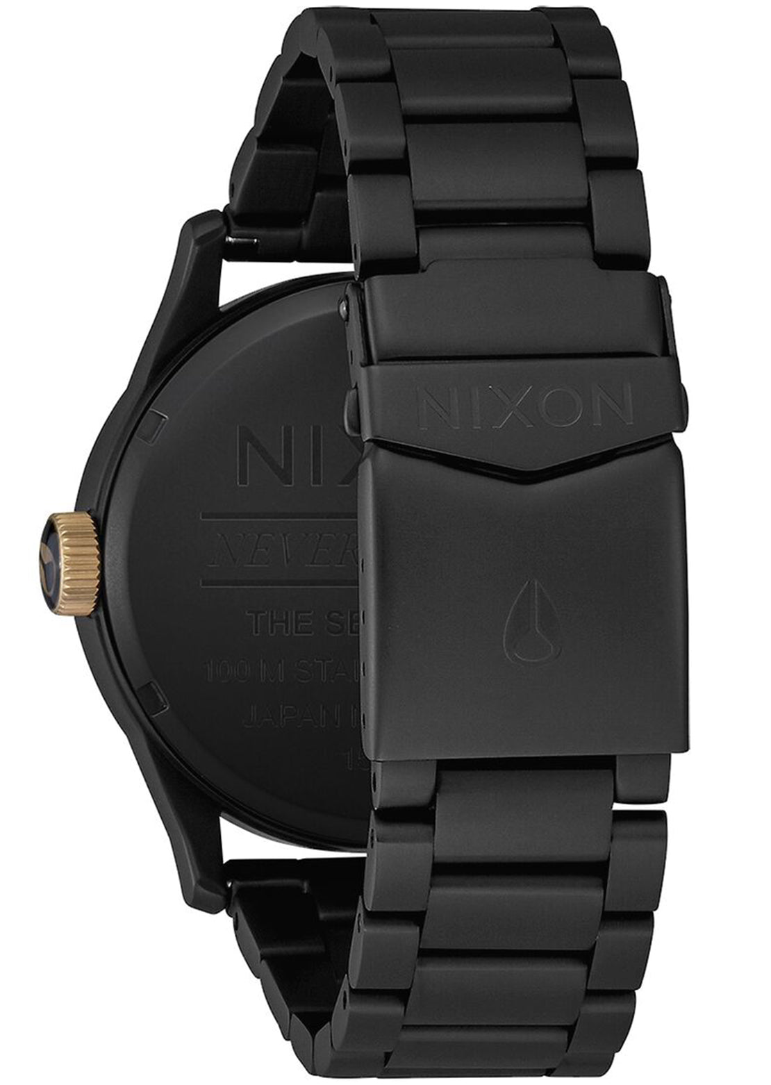 Nixon Men&#39;s Sentry SS Watch Matte Black/Gold