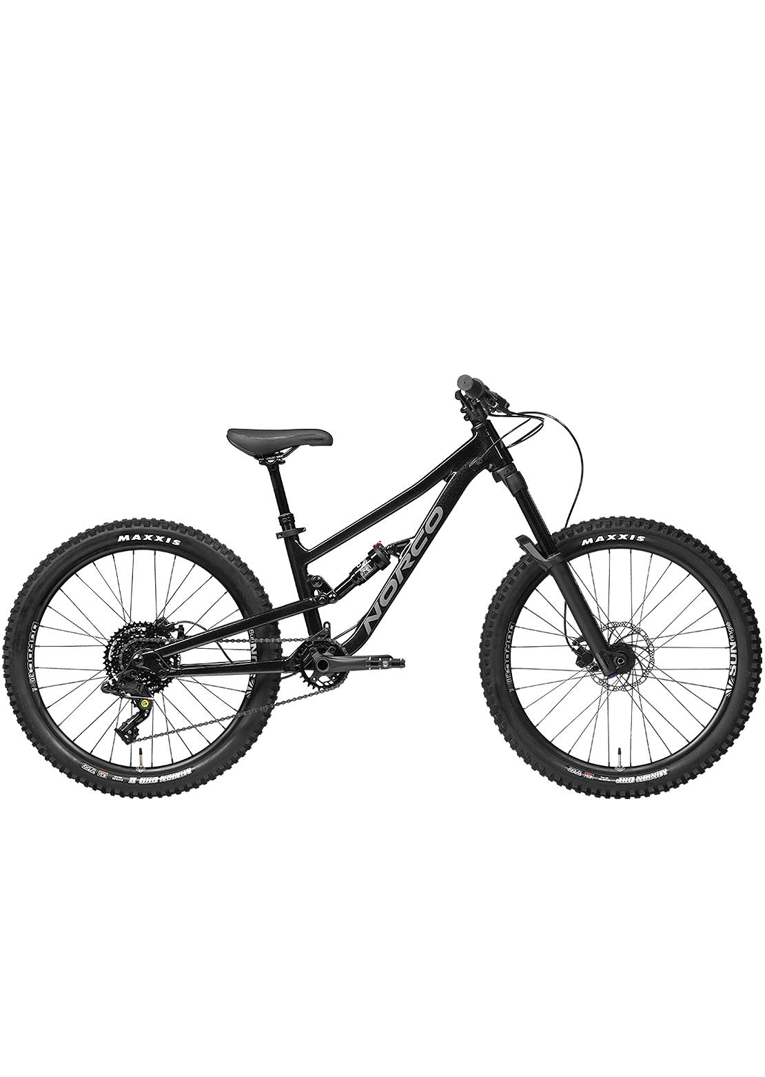 Norco Junior Fluid FS 4.2 24&quot; Mountain Bike Bllack/Grey