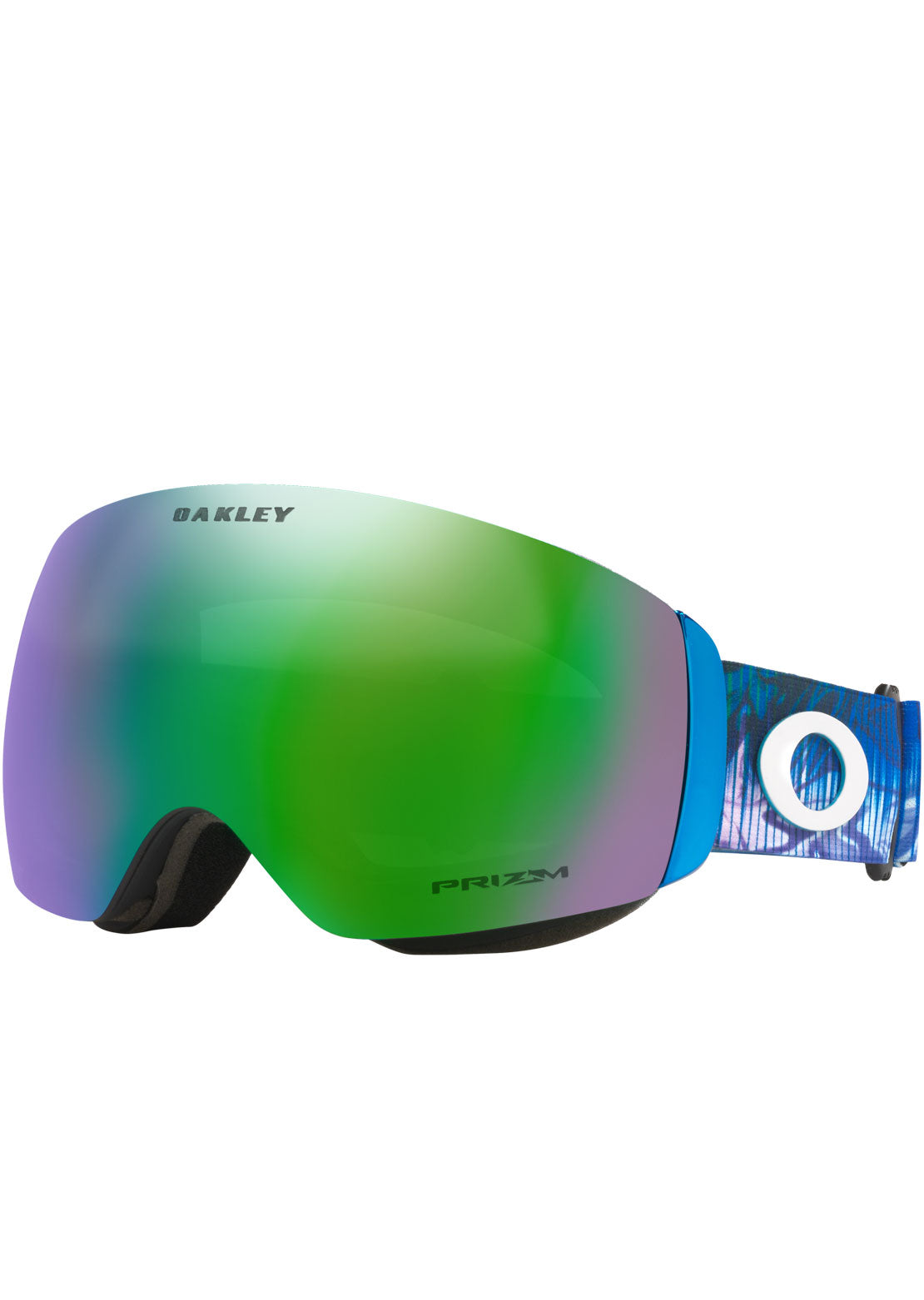 Oakley Flight Deck M Goggles Mikaela Shiffrin Signature Abstact Blue/Prizm Jade
