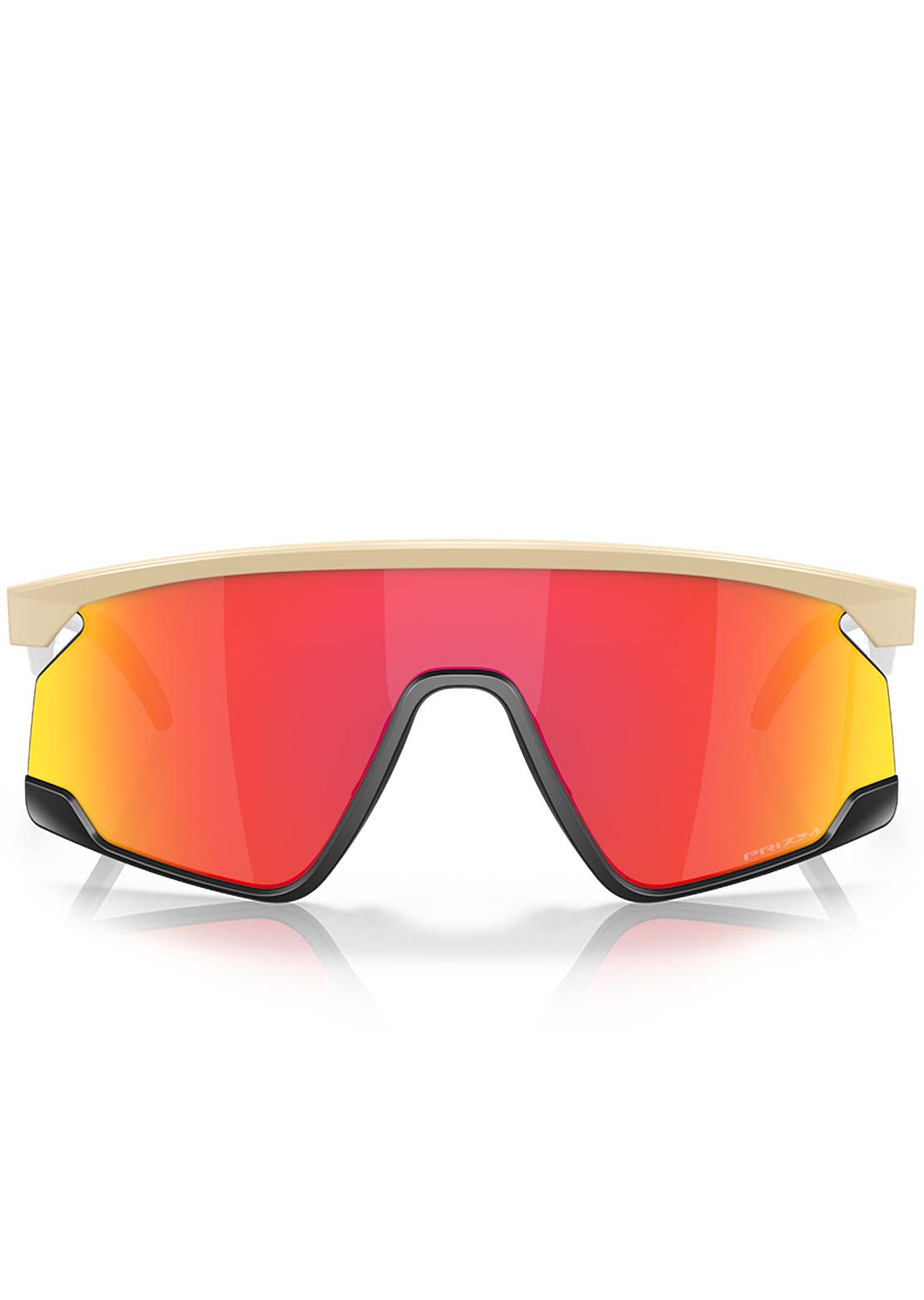 Oakley Men's BXTR Sunglasses Desert Tan/Matte Black/Prizm Ruby Iridium