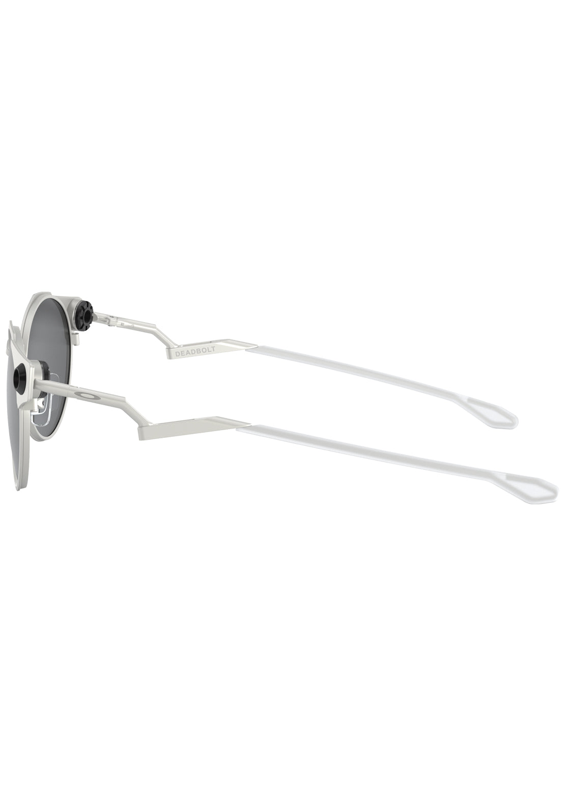 Oakley Men’s Deadbolt Sunglasses Satin Chrome/Prizm Black Iridium