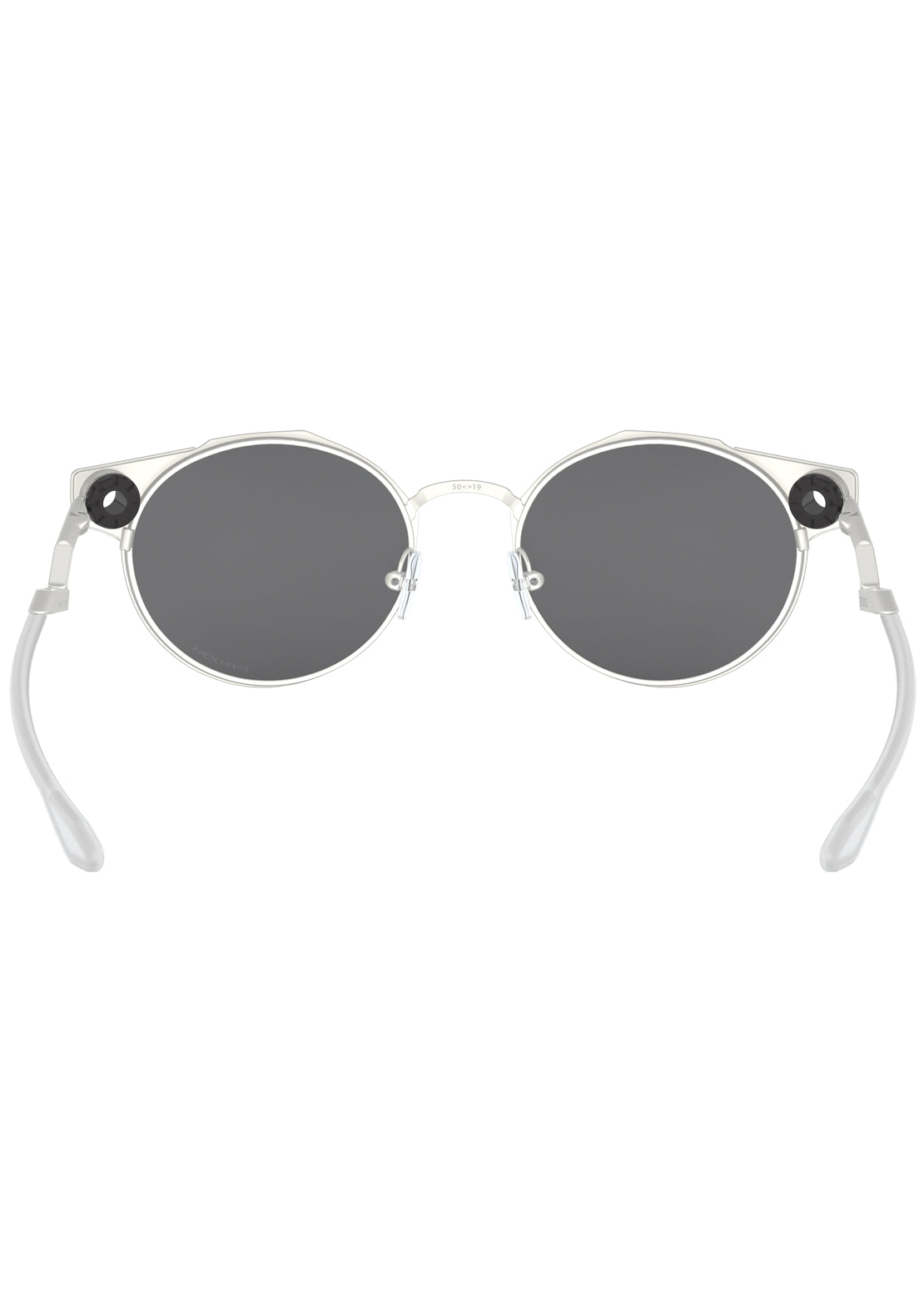 Oakley Men’s Deadbolt Sunglasses Satin Chrome/Prizm Black Iridium