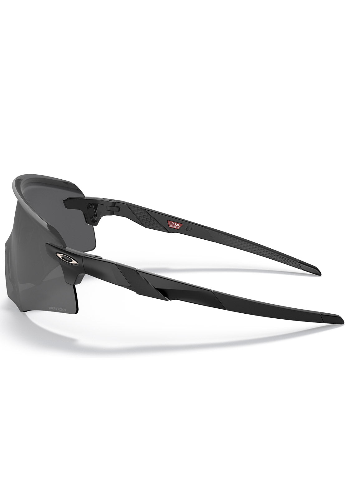 Oakley Men&#39;s Encoder Prizm Bike Sunglasses Matte Black/Prizm Black Iridium OO9471-0336