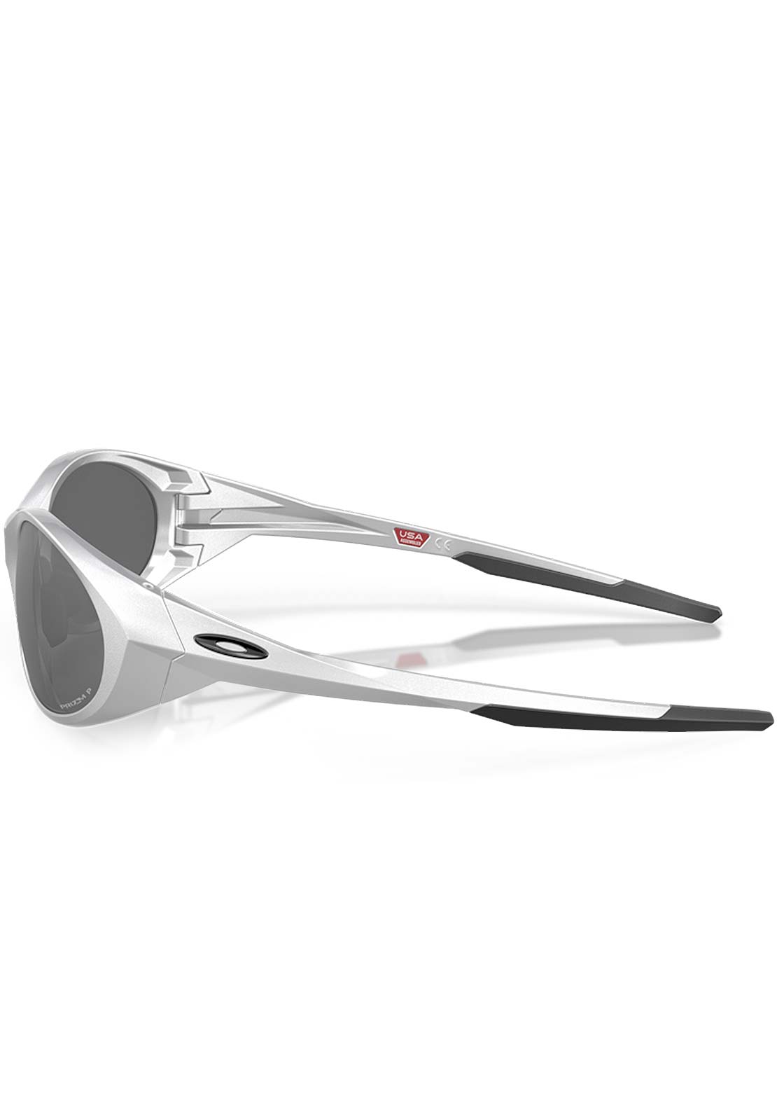 Oakley Men's Eye Jacket Redux Sunglasses Silver/Prizm Black Iridium Polarized