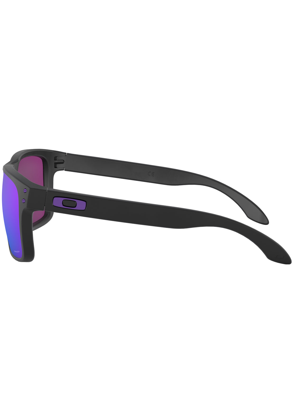 Oakley Men&#39;s Holbrook Prizm Sunglasses Matte Black/Prizm Violet Iridium