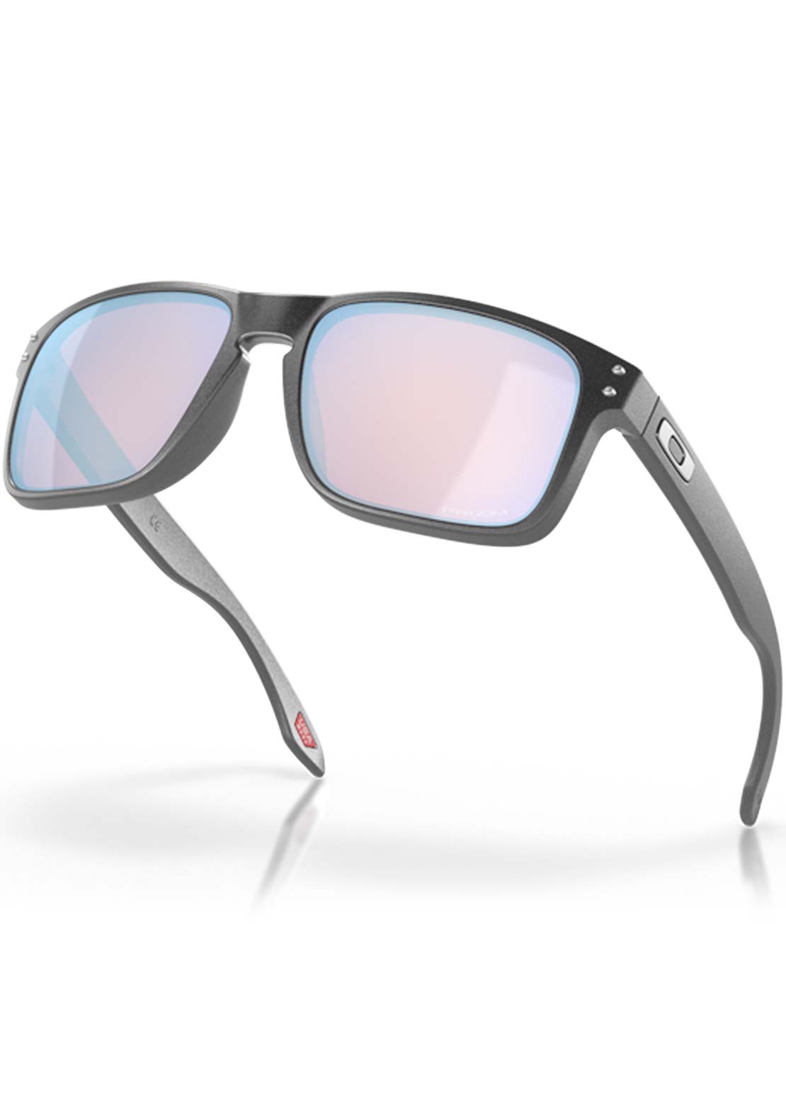 Oakley Men&#39;s Holbrook Prizm Sunglasses Steel/Prizm Snow Sapphire