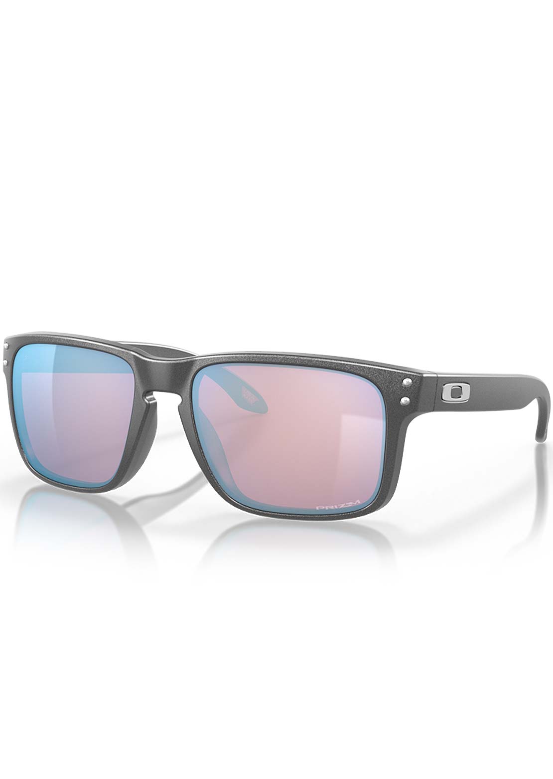 Oakley Men&#39;s Holbrook Prizm Sunglasses Steel/Prizm Snow Sapphire