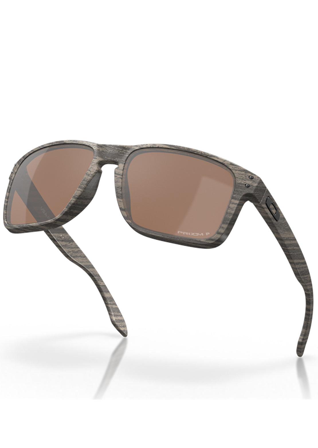 Oakley Men's Holbrook XL Prizm Polarized Sunglasses Woodgrain/Prizm Tungsten Iridium Polarized