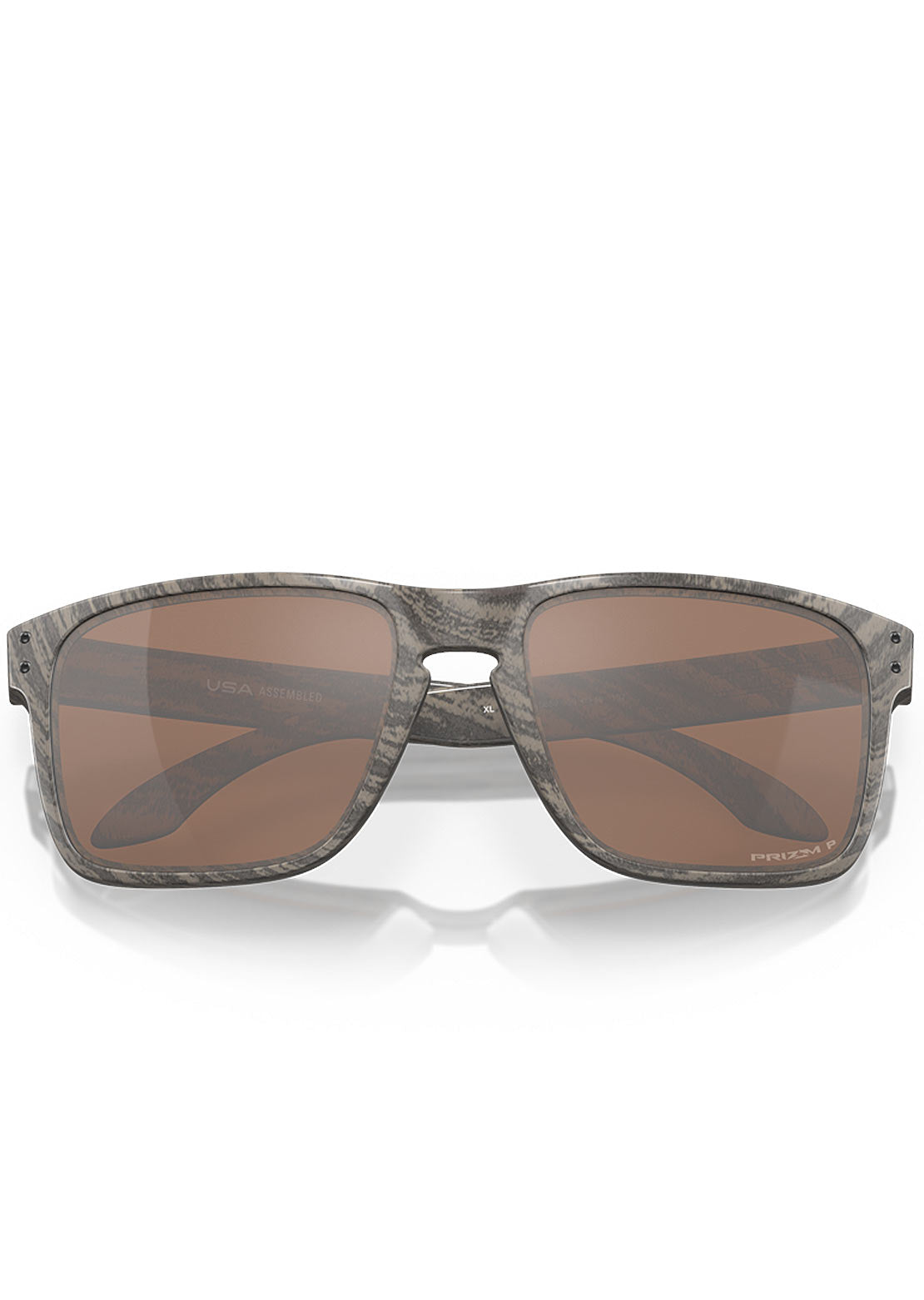 Oakley Men's Holbrook XL Prizm Polarized Sunglasses Woodgrain/Prizm Tungsten Iridium Polarized