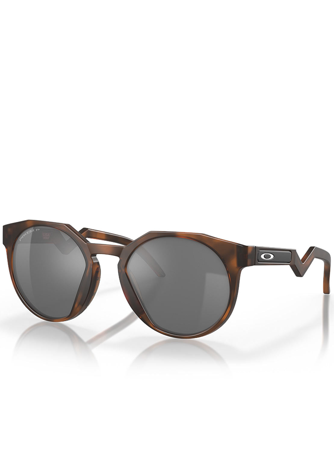 Oakley Men&#39;s HSTN Prizm Polarized Sunglasses Matte Brown Tortoise/Prizm Black Iridium Polarized