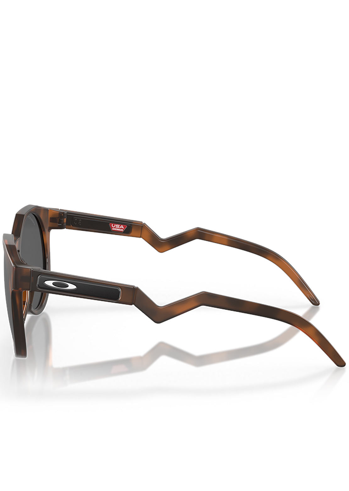 Oakley Men&#39;s HSTN Prizm Polarized Sunglasses Matte Brown Tortoise/Prizm Black Iridium Polarized