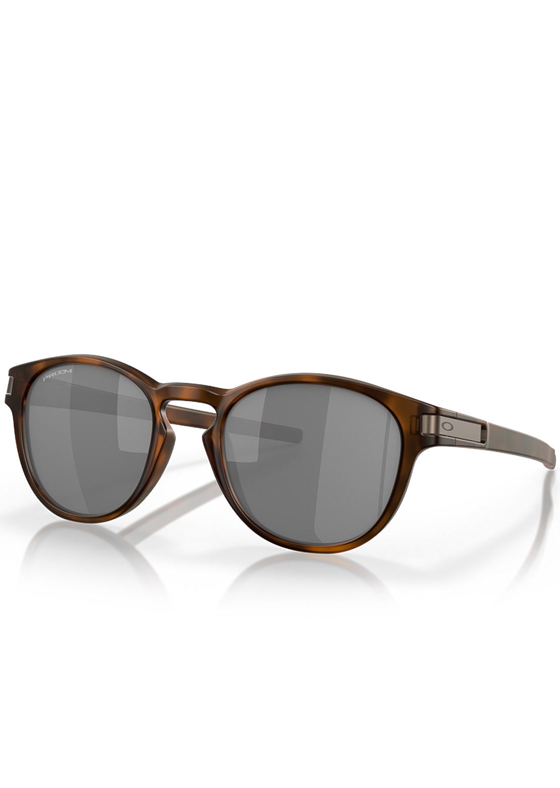 Oakley Men's Latch Prizm Sunglasses Matte Brown Tortoise/Prizm Black Iridium