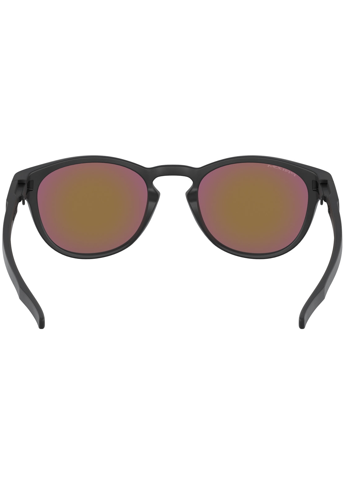 Oakley Men&#39;s Latch Prizm Sunglasses Matte Black/Prizm Violet Iridium