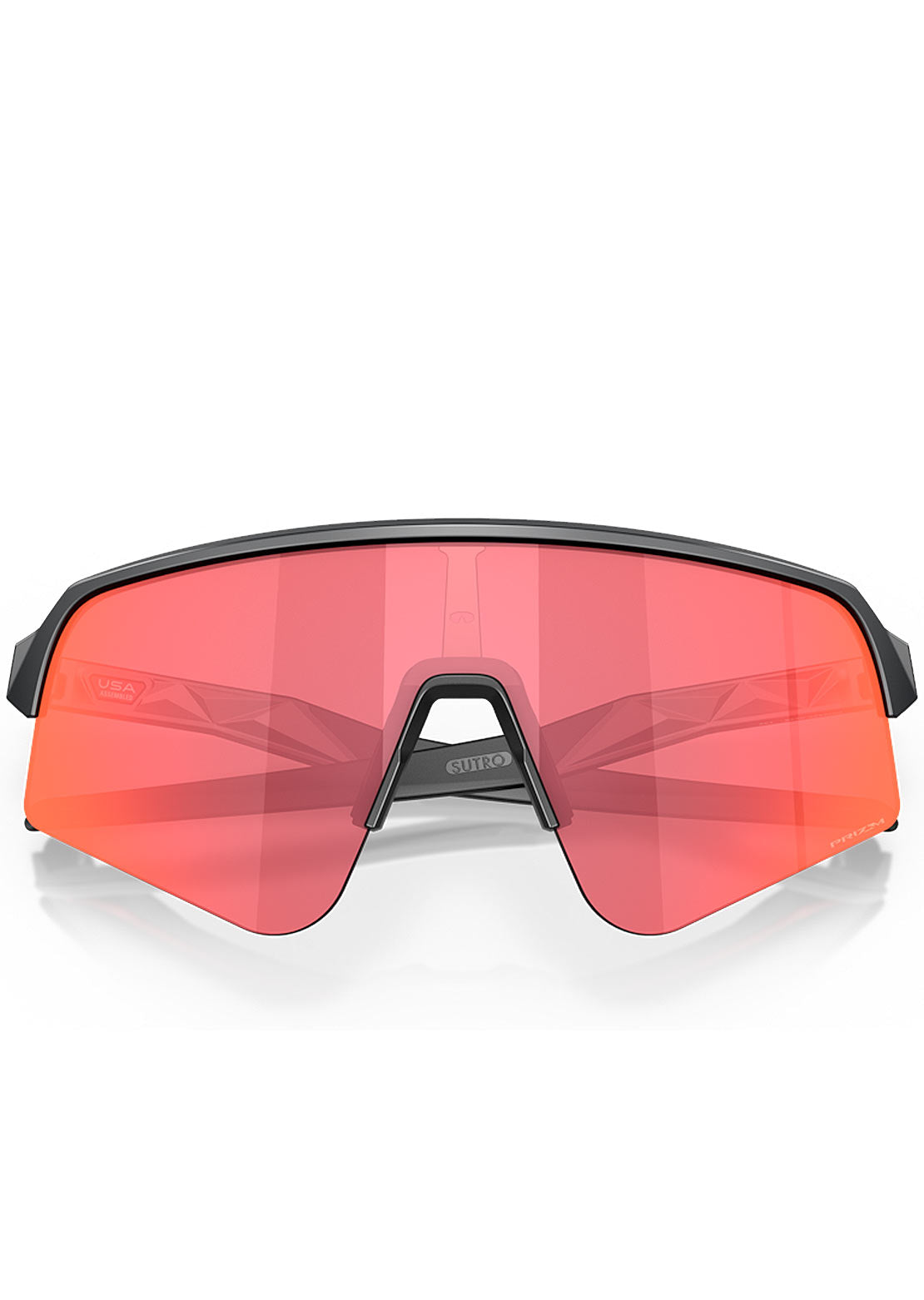 Oakley Men's Sutro Lite Sweep Prizm Bike Sunglasses Matte Carbon/Prizm Trail Torch