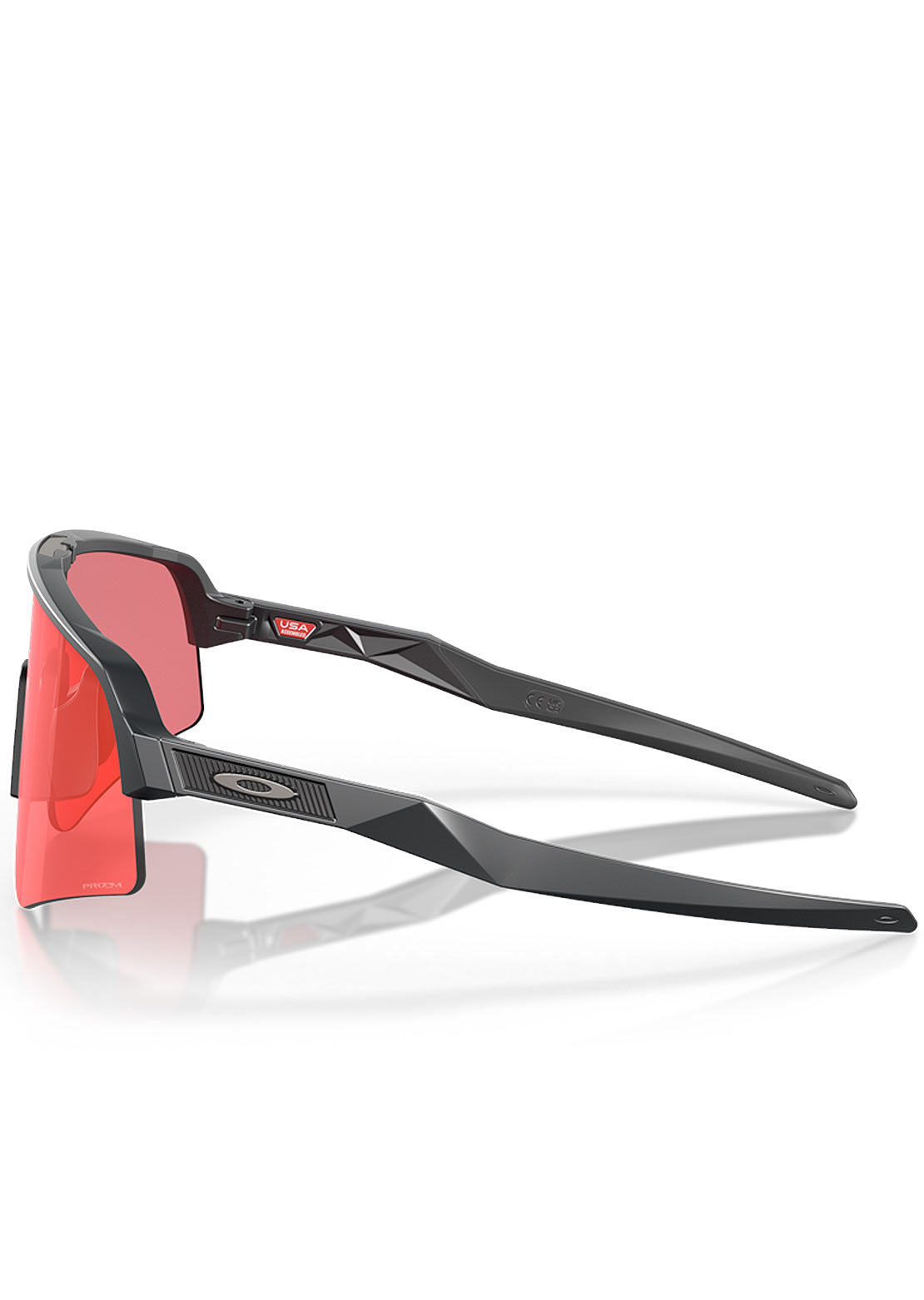 Oakley Men's Sutro Lite Sweep Prizm Bike Sunglasses Matte Carbon/Prizm Trail Torch