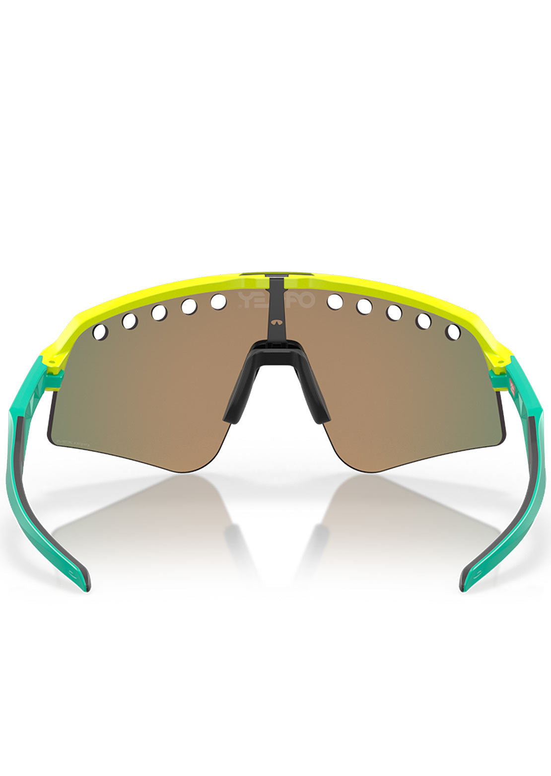 Oakley Men's Sutro Lite Sweep Prizm Bike Sunglasses Tennis Ball Yellow/Celeste/Prizm Ruby Iridium Vented