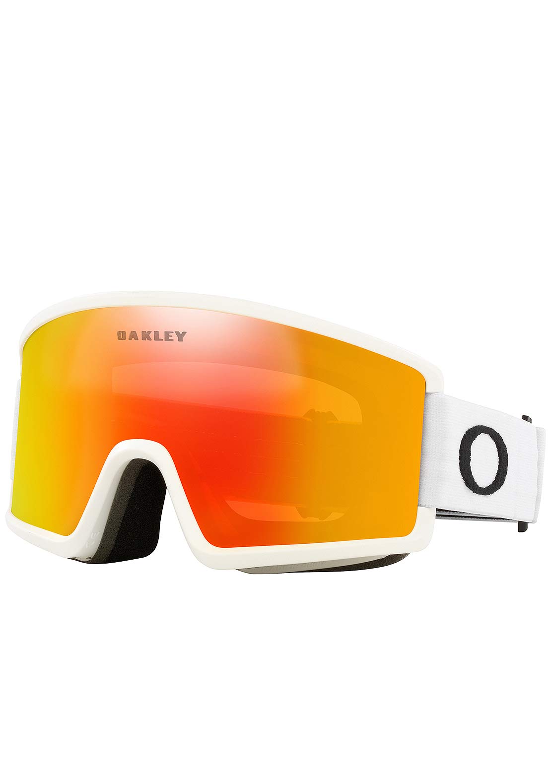 Oakley Target Line M Goggles Matte White/Fire Iridium