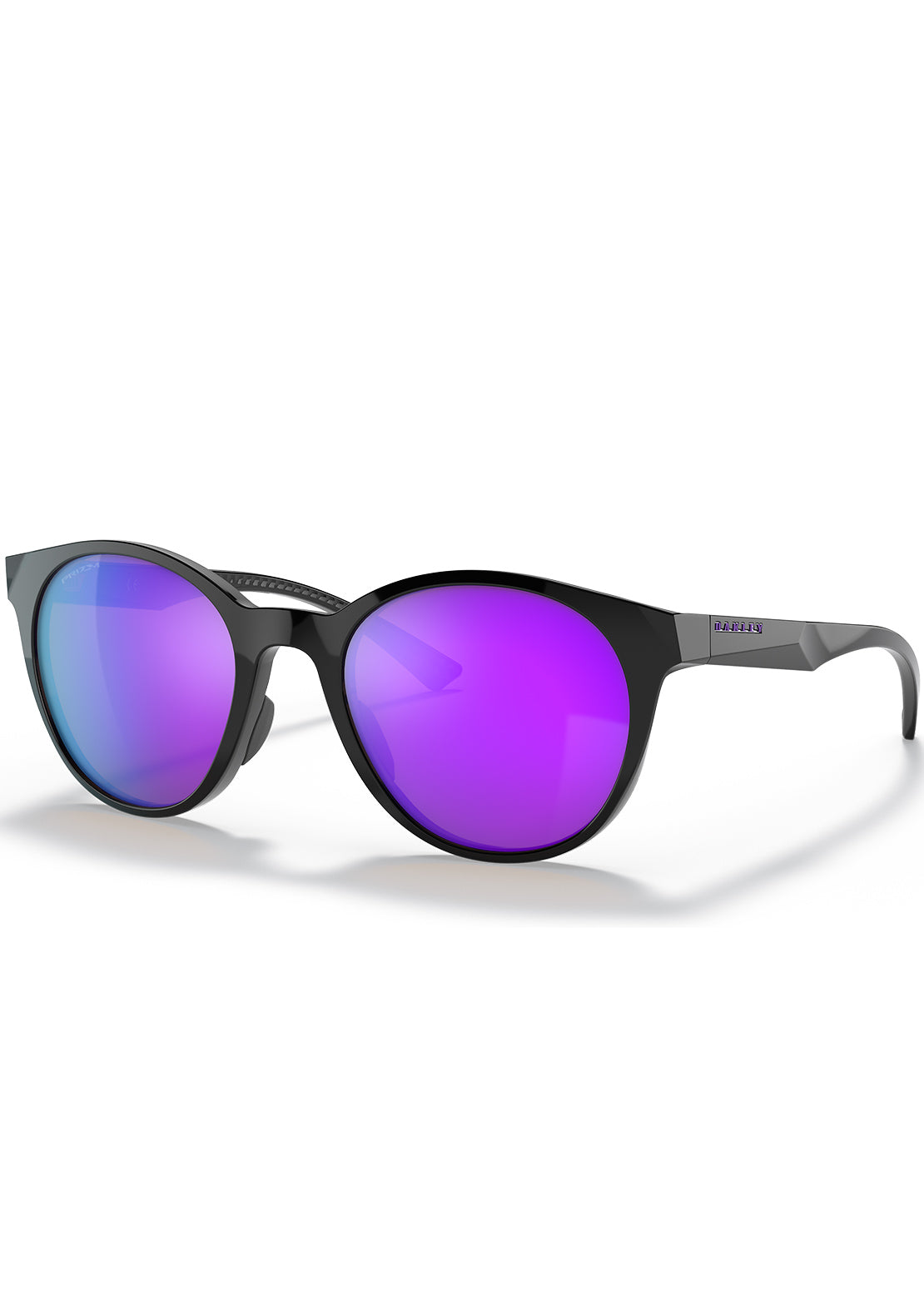 Oakley Women&#39;s Spindrift Prizm Sunglasses Polished Black/Prizm Violet Iridium OO9474-0352