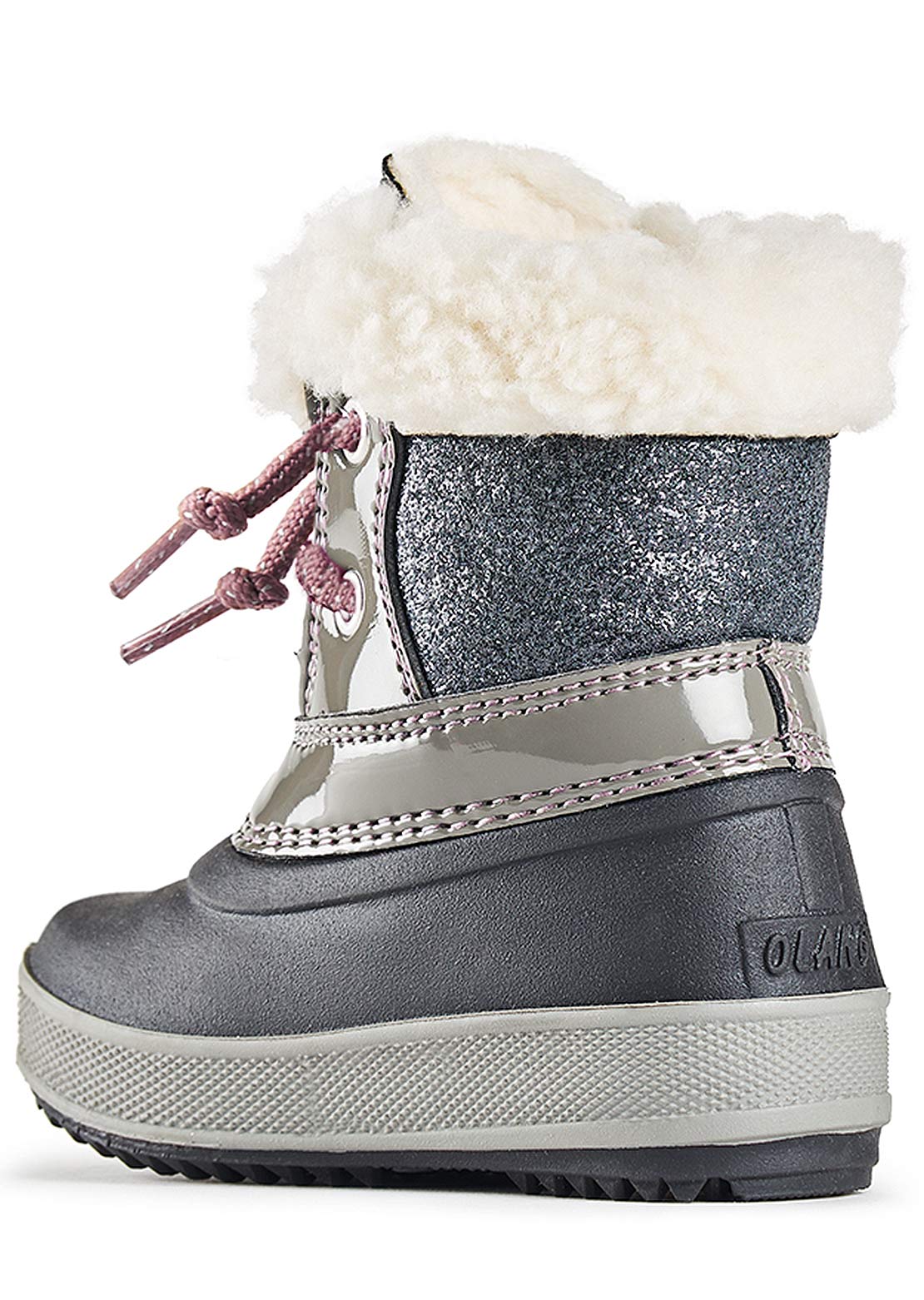 Olang Toddler Ape Boots Argento Lux