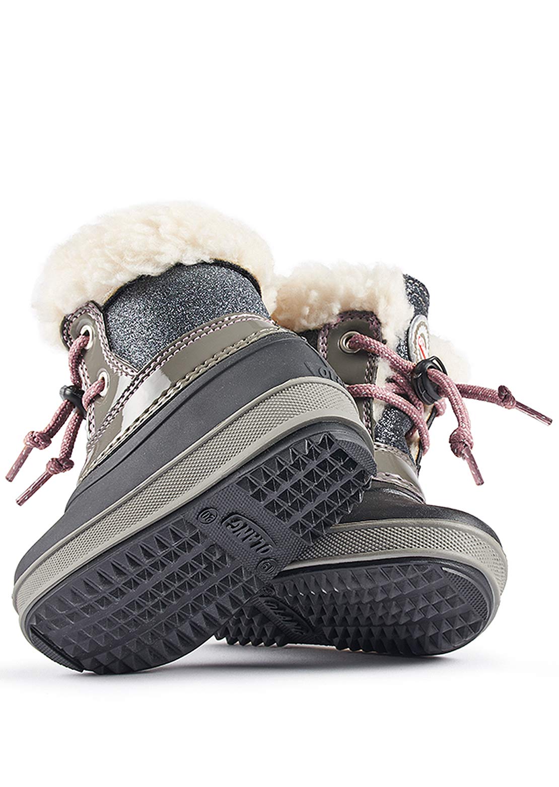 Olang Toddler Ape Boots Argento Lux