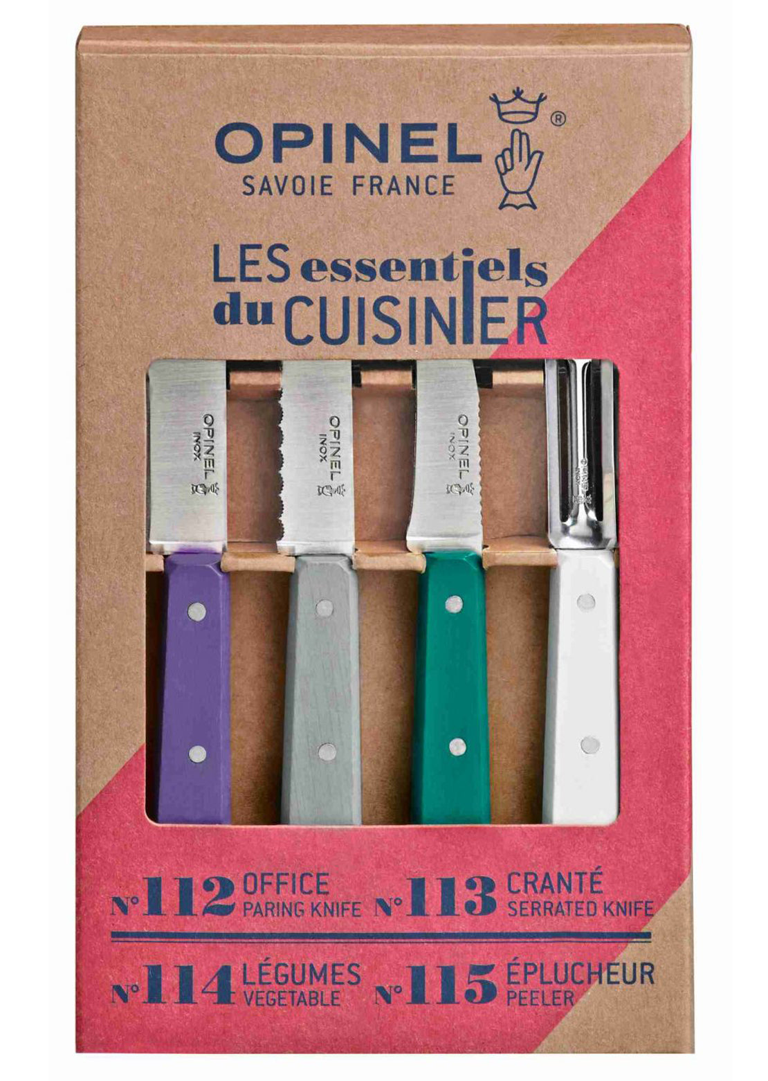 Opinel &quot;Les Essentiels&quot; Art Deco Knives Box Set