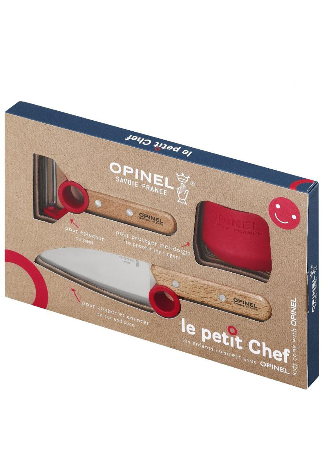 Opinel Junior Le Petit Chef Complete Set Beech Wood